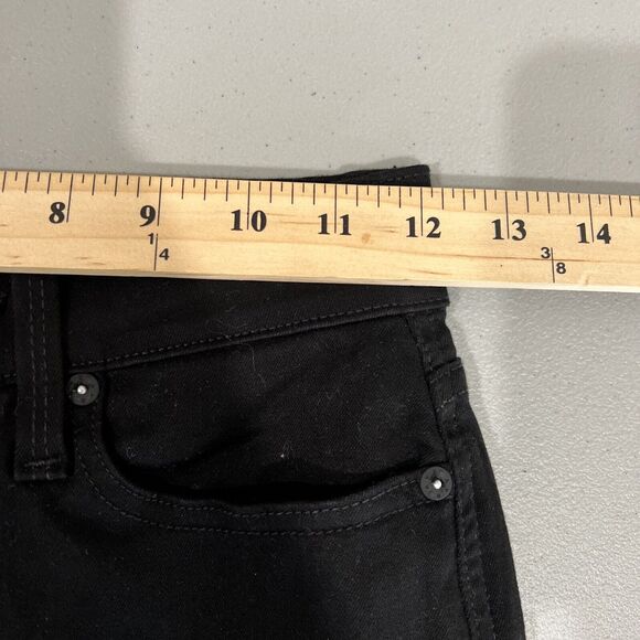 Ayr Jeans Women 26 Black Pants High Rise Skinny Stretch Preppy Classic‎ Capsule - Picture 7 of 14
